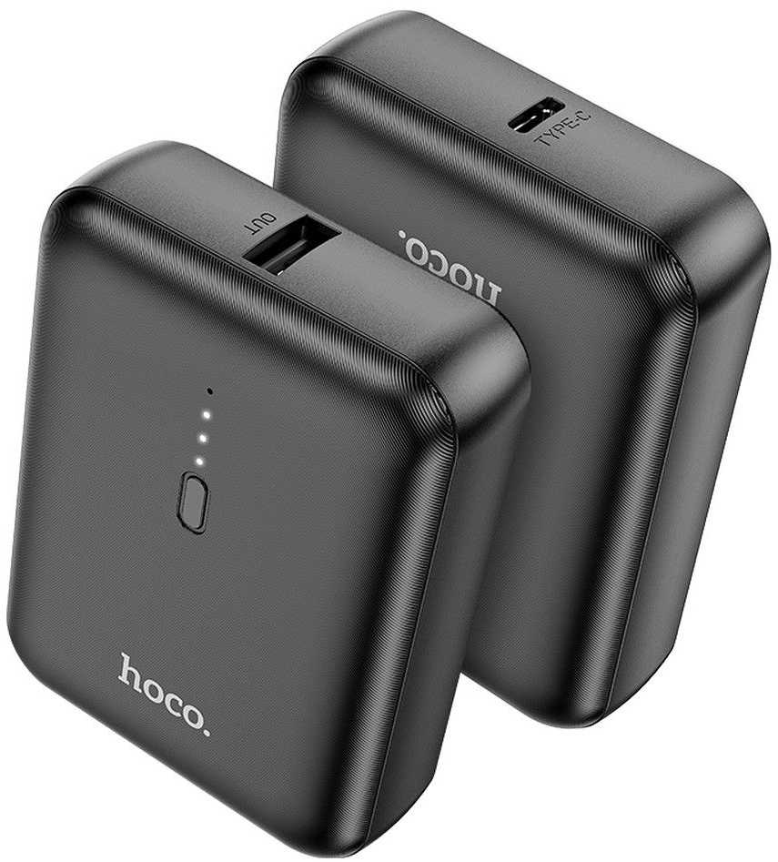 Nešiojamoji baterija Hoco 5000 mAh 2A J96 juoda
