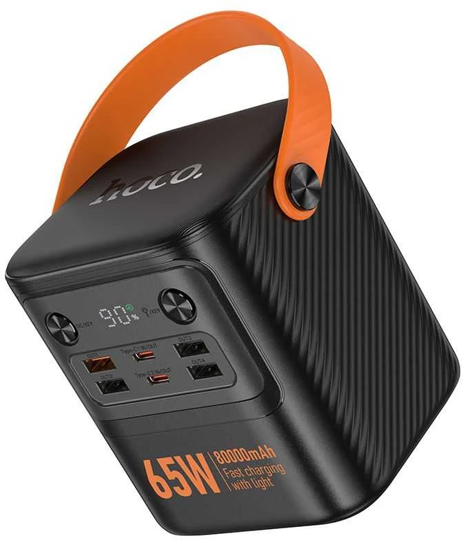 Išorinė baterija Power Bank Hoco J152 Pro PD65W 80000mAh juoda