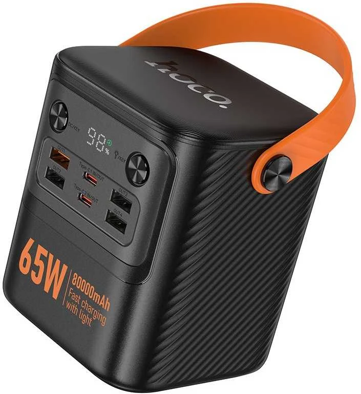 Išorinė baterija Power Bank Hoco J152 Pro PD65W 80000mAh juoda
