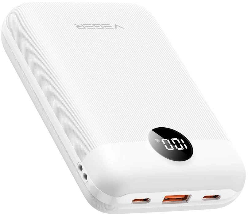 Powerbank Veger S20 (W2081) PD QC3.0 2A 22,5W 20000 mAh baltas