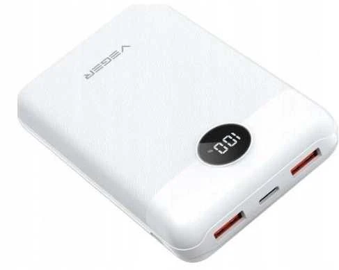 Powerbank Veger S20 (W2081) PD QC3.0 2A 22,5W 20000 mAh baltas