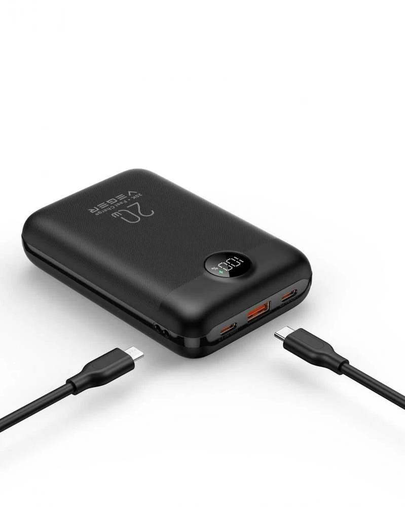 Powerbank Veger S20 (W2081) PD QC3.0 2A 22,5W 20000 mAh juodas