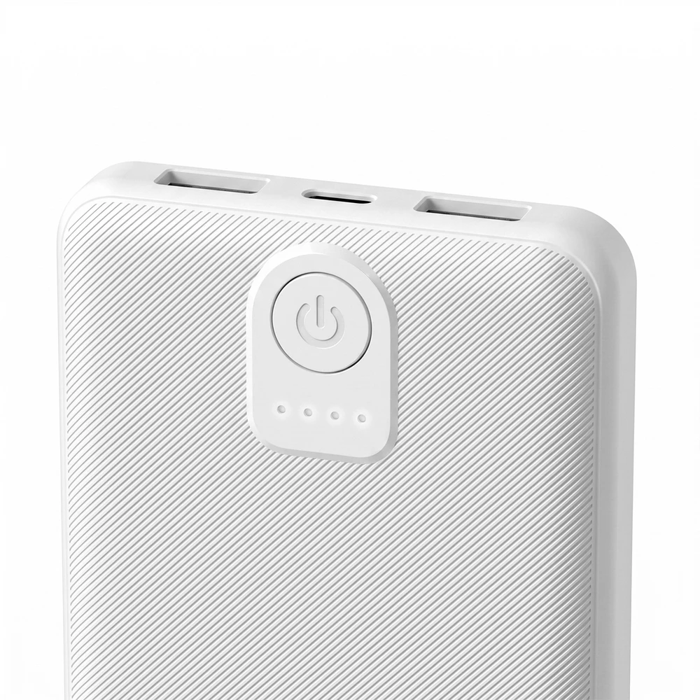 Wozinsky Wpower WPBBK-3 10000 mAh 10W 2x USB-A 2A Powerbank - baltas
