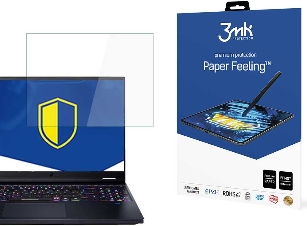 3Mk Protection PREDATOR Helios PH16-72-983T - iki 17" 3mk Paper Feeling