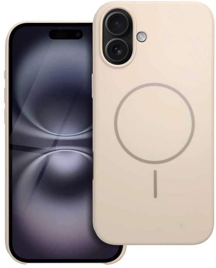 OEM dėklas, skirtas „iPhone 16 PLUS Premium Glossy Mag Cover“, suderinamas su „MagSafe“ ir kameros valdymo mygtukais. Baltas