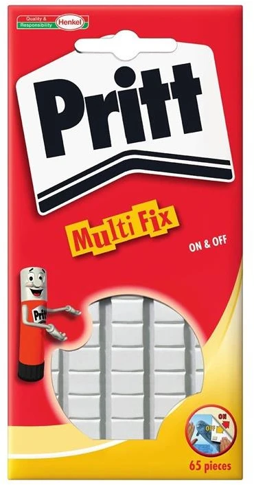 Dvipusiai lipnūs kvadratėliai Pritt Multitack, 65 vnt.