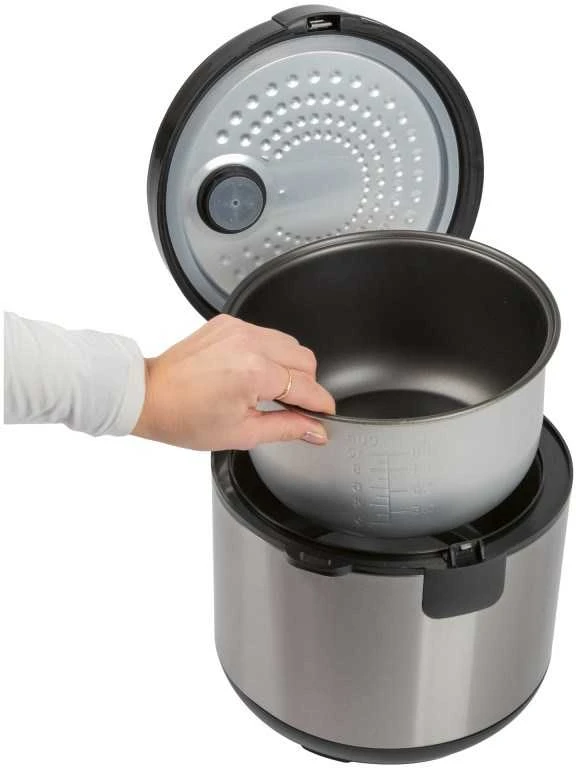 Profi Cook ProfiCook PC-RK 1285 rice cooker Juodas, Sidabrinis