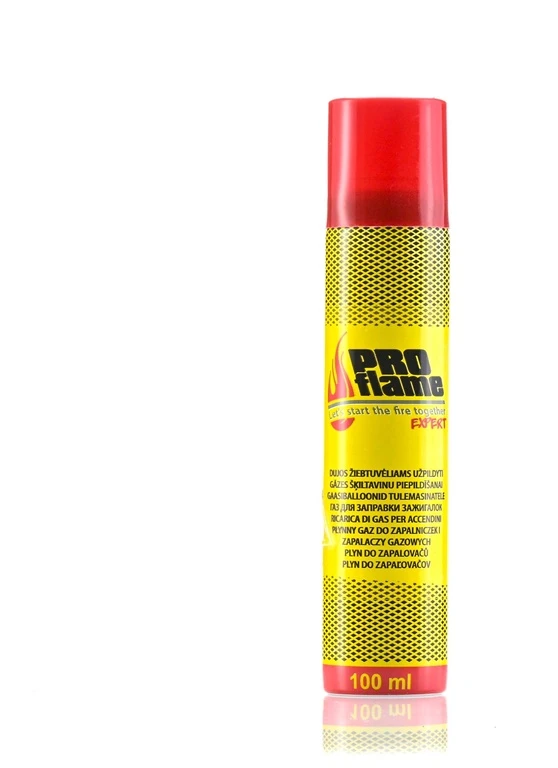 Proflame Expert Žiebtuvėlių papildymas Pako PG100, raudona/geltona
