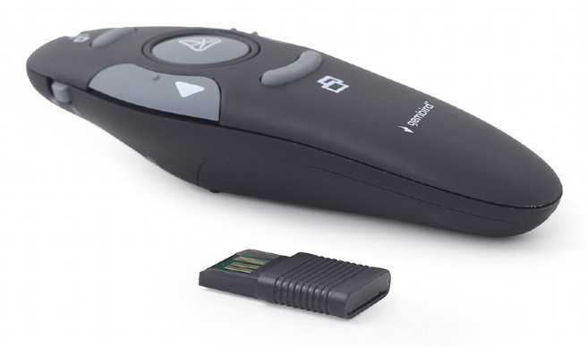Projektorius Gembird WP-L-11 wireless presenter RF Juodas