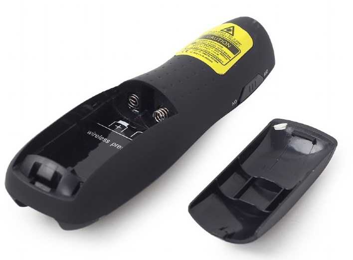 Projektorius Gembird WP-L-12 wireless presenter RF Juodas