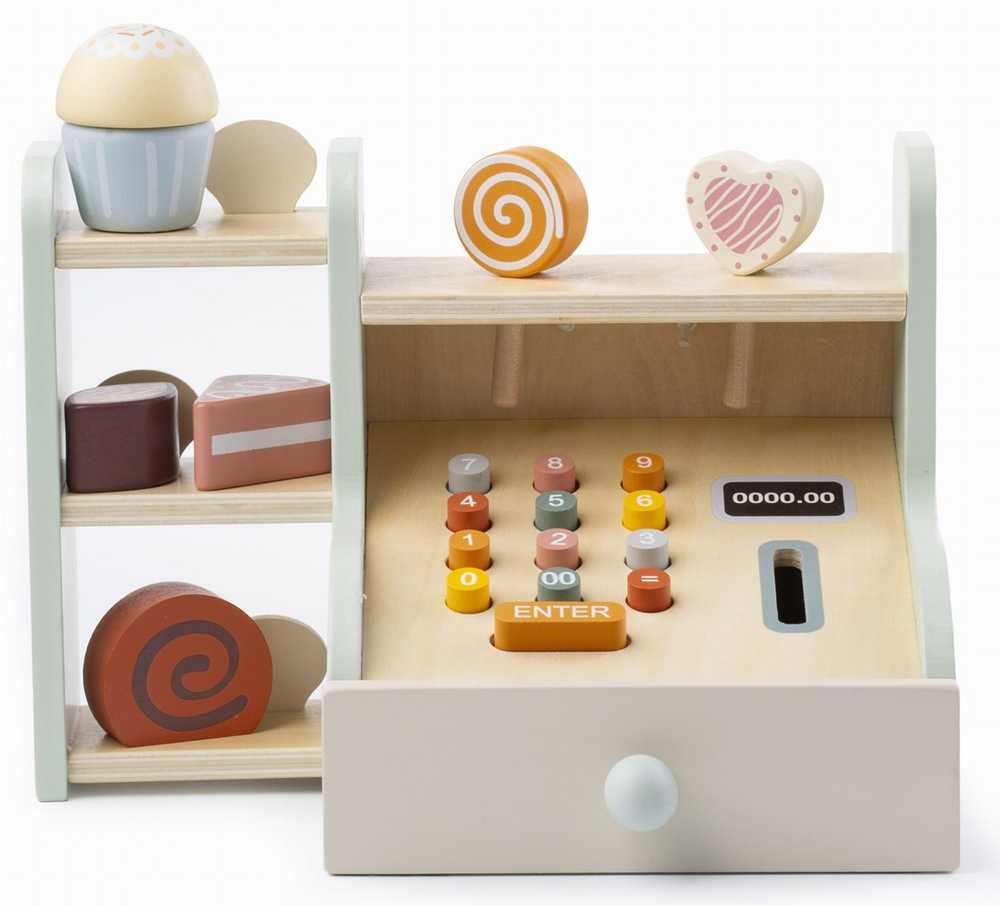 PROMIS Wooden Cash Register for Children