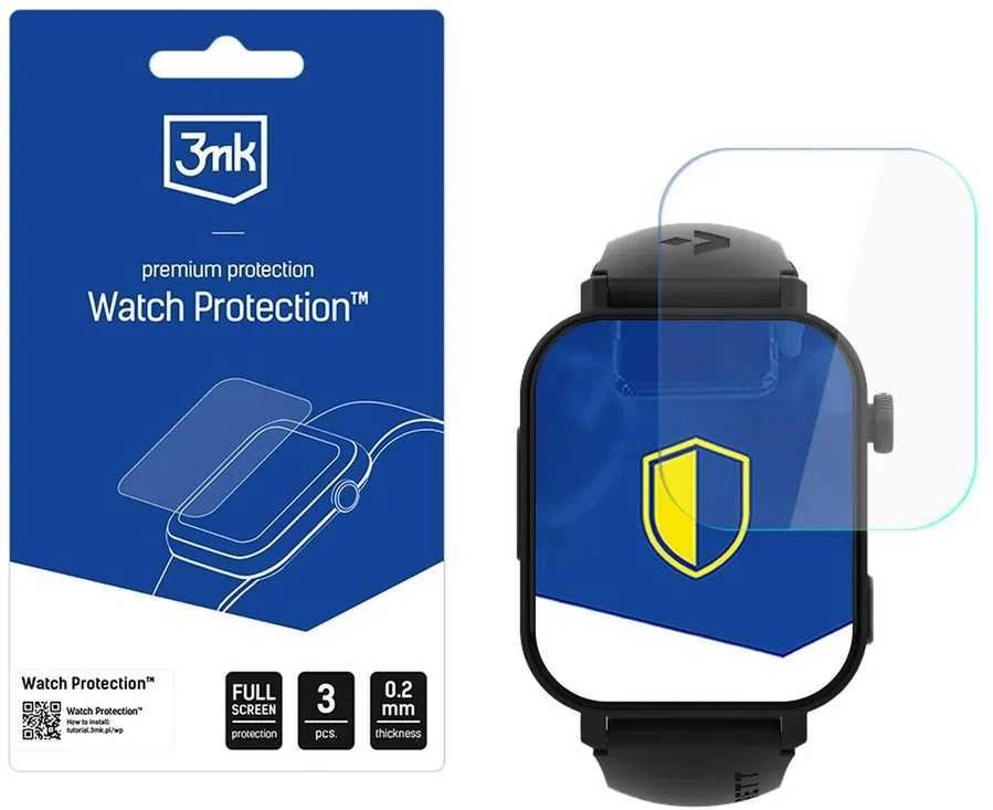 Nezatříděno 3Mk apsauginė plėvelė išmaniojo laikrodžio ekranui. 3mk laikrodžio apsauga ARC GARETT Kids Health 4G.
