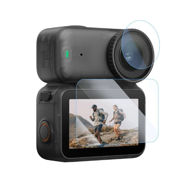 PULUZ Grūdintas Apsauginis Stiklas ir Objektyvo Plėvelė DJI Osmo Nano