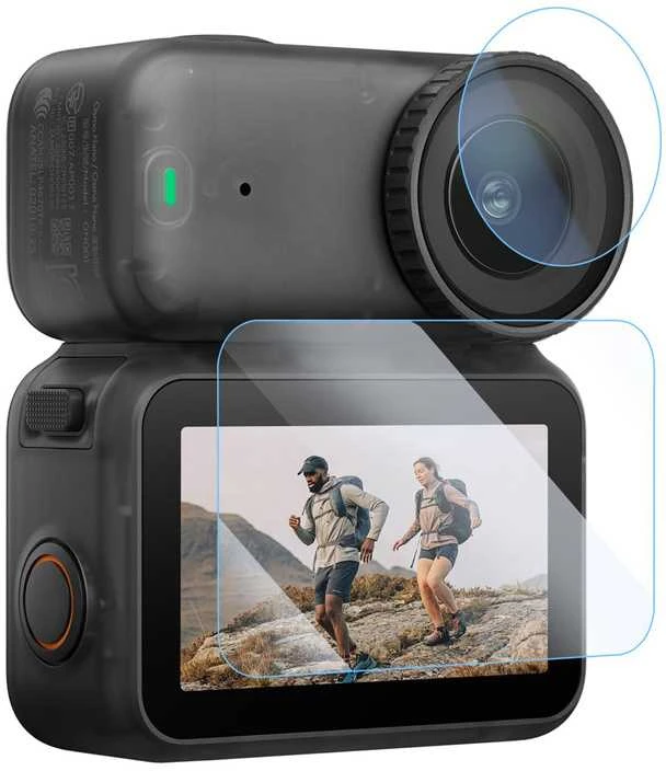 PULUZ grūdinto apsauginio stiklo ir objektyvo plėvelė DJI Osmo Nano kamerai