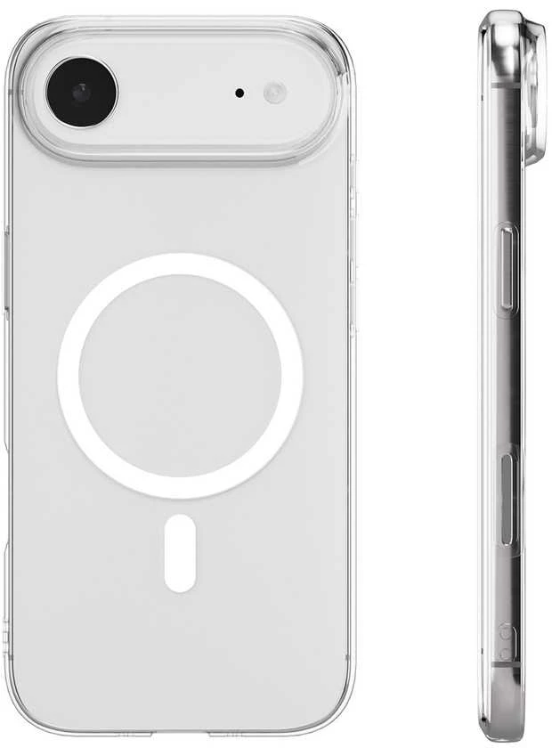 Puro 0.3 MAG Ultra-Slim TPU Dėklas suderinamas su MagSafe skirtas Apple iPhone 17 Air – skaidrus