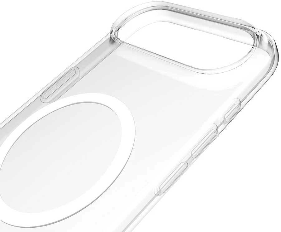 Puro 0.3 MAG Ultra-Slim TPU Dėklas suderinamas su MagSafe skirtas Apple iPhone 17 Air – skaidrus