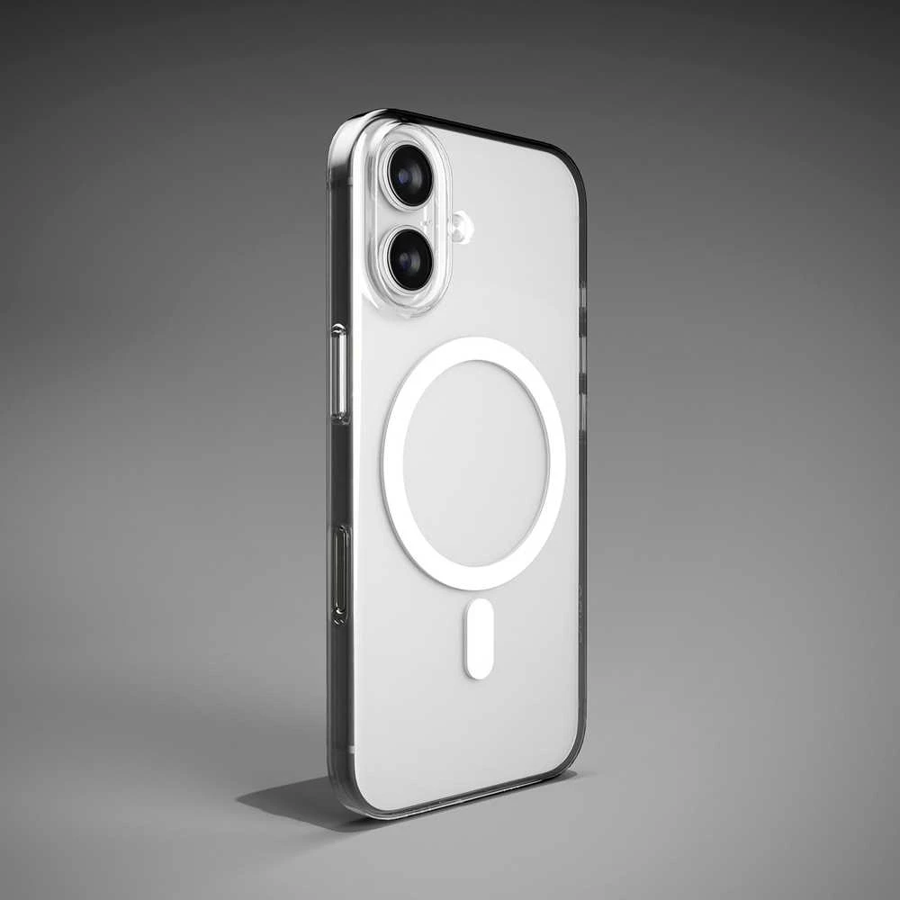 Puro 0.3 MAG Ultra-Slim TPU Dėklas suderinamas su MagSafe skirtas Apple iPhone 17 – skaidrus