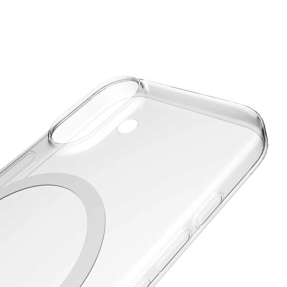 Puro 0.3 MAG Ultra-Slim TPU Dėklas suderinamas su MagSafe skirtas Apple iPhone 17 – skaidrus