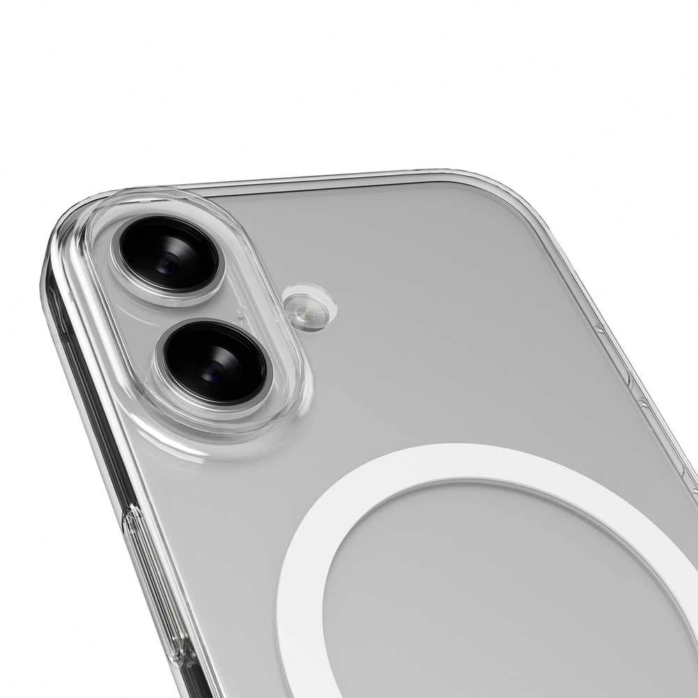 Puro 0.3 MAG Ultra-Slim TPU Dėklas suderinamas su MagSafe skirtas Apple iPhone 17 – skaidrus