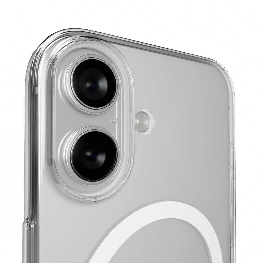 Puro 0.3 MAG Ultra-Slim TPU Dėklas suderinamas su MagSafe skirtas Apple iPhone 17 – skaidrus