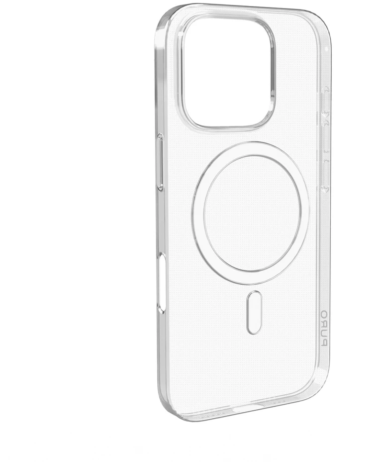 Silikoninis Puro 03 Mag MagSafe Apple iPhone 16 Pro Max – dėklas telefonui skaidrus