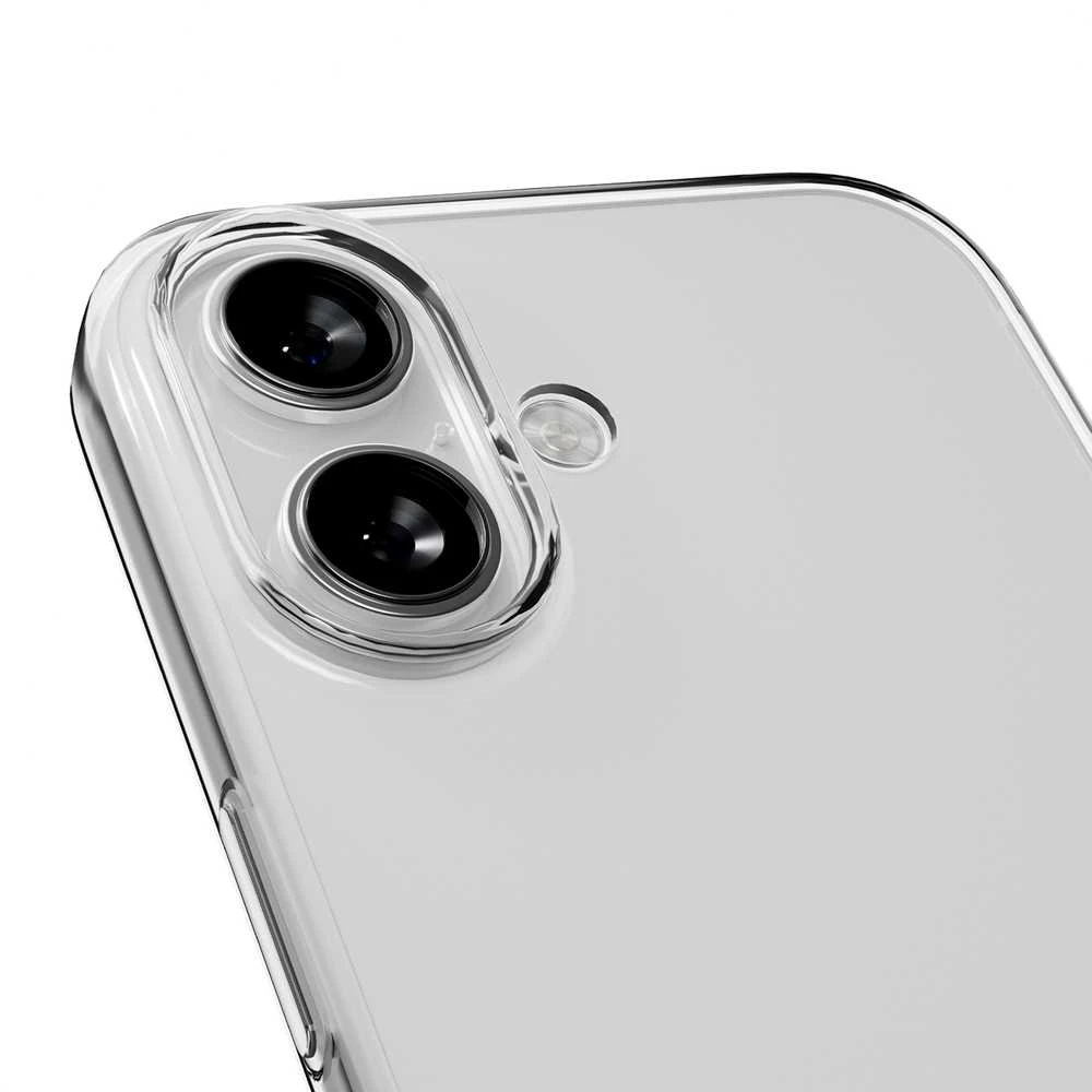 Puro 0.3 Nude itin plonas TPU dėklas, skirtas iPhone 17 – permatomas