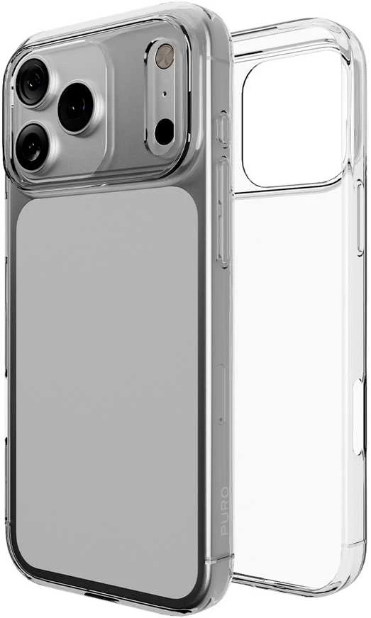 Puro 0.3 Nude Ultra-Slim TPU dėklas skirtas Apple iPhone 17 Pro Max – skaidrus