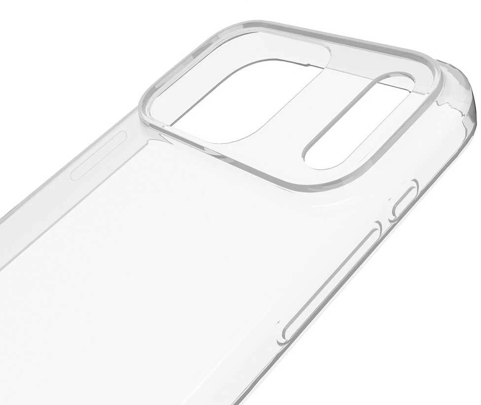 Puro 0.3 Nude Ultra-Slim TPU dėklas skirtas Apple iPhone 17 Pro Max – skaidrus