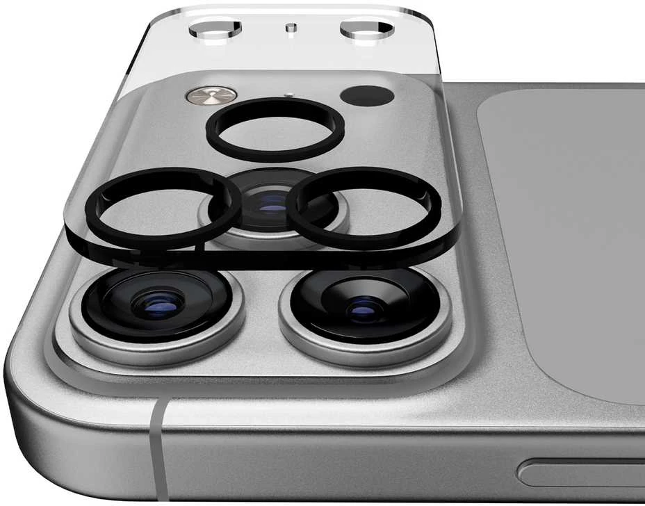 Puro Camera Standard Apsauginis stiklas skirtas Apple iPhone 17 Pro Max skirtas Camera Island and Lenses