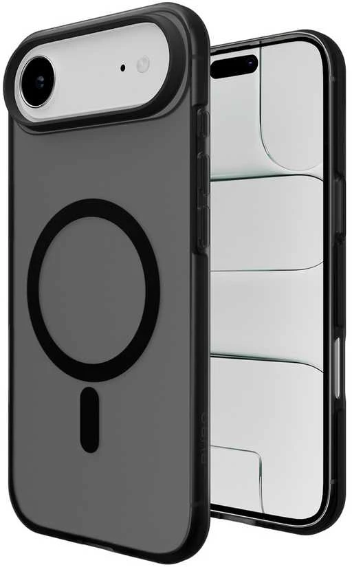 Puro Daylight Magsafe Compatible Silikoninis dėklas for iPhone 17 Air - Translucent Juodas