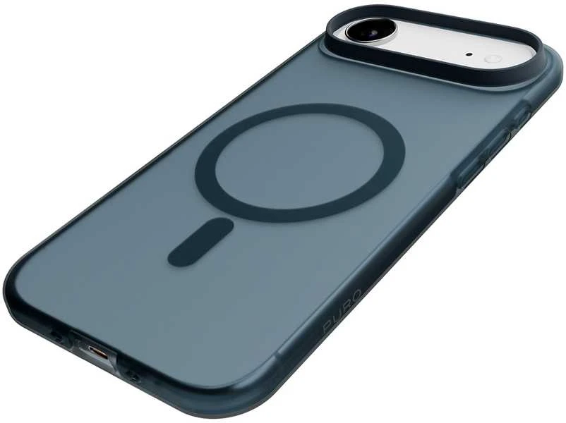 Puro Daylight Magsafe Compatible Silikoninis dėklas for iPhone 17 Air - Translucent Turquoise