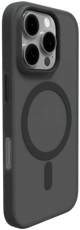 Silikoninis Puro Daylight MagSafe Apple iPhone 16 Pro Max – dėklas telefonui juodos spalvos