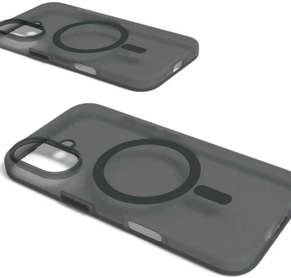 Silikoninis Puro Daylight MagSafe Apple iPhone 16 – dėklas telefonui juodos spalvos