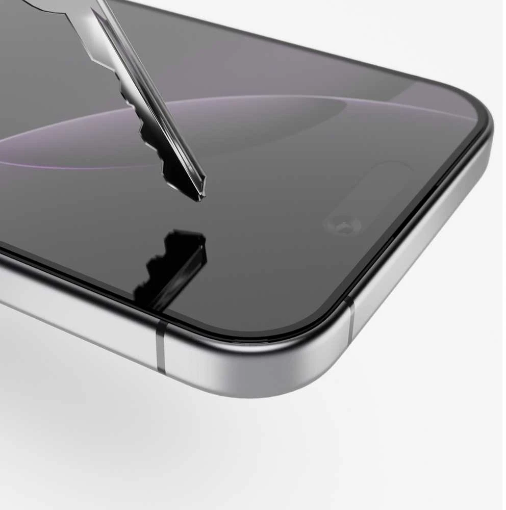 Puro Frame grūdintas stiklas su rėmeliu, skirtas iPhone 16 Pro