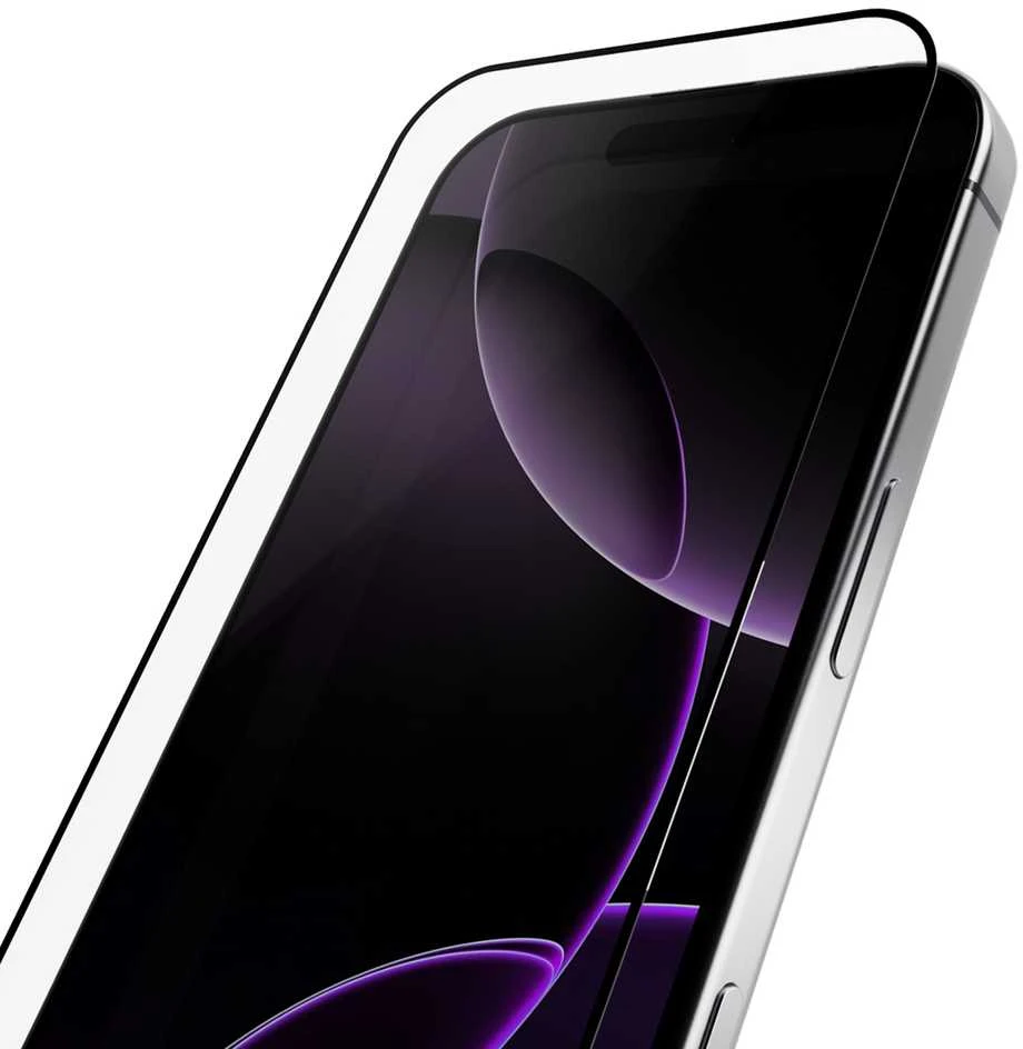 Puro Frame grūdintas stiklas su rėmeliu, skirtas iPhone 16 Pro