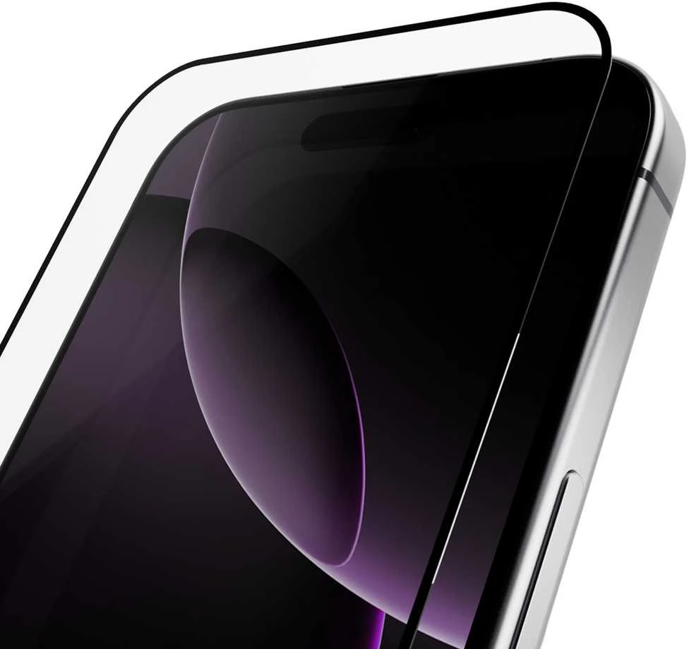 Puro Frame grūdintas stiklas su rėmeliu, skirtas iPhone 16 Pro