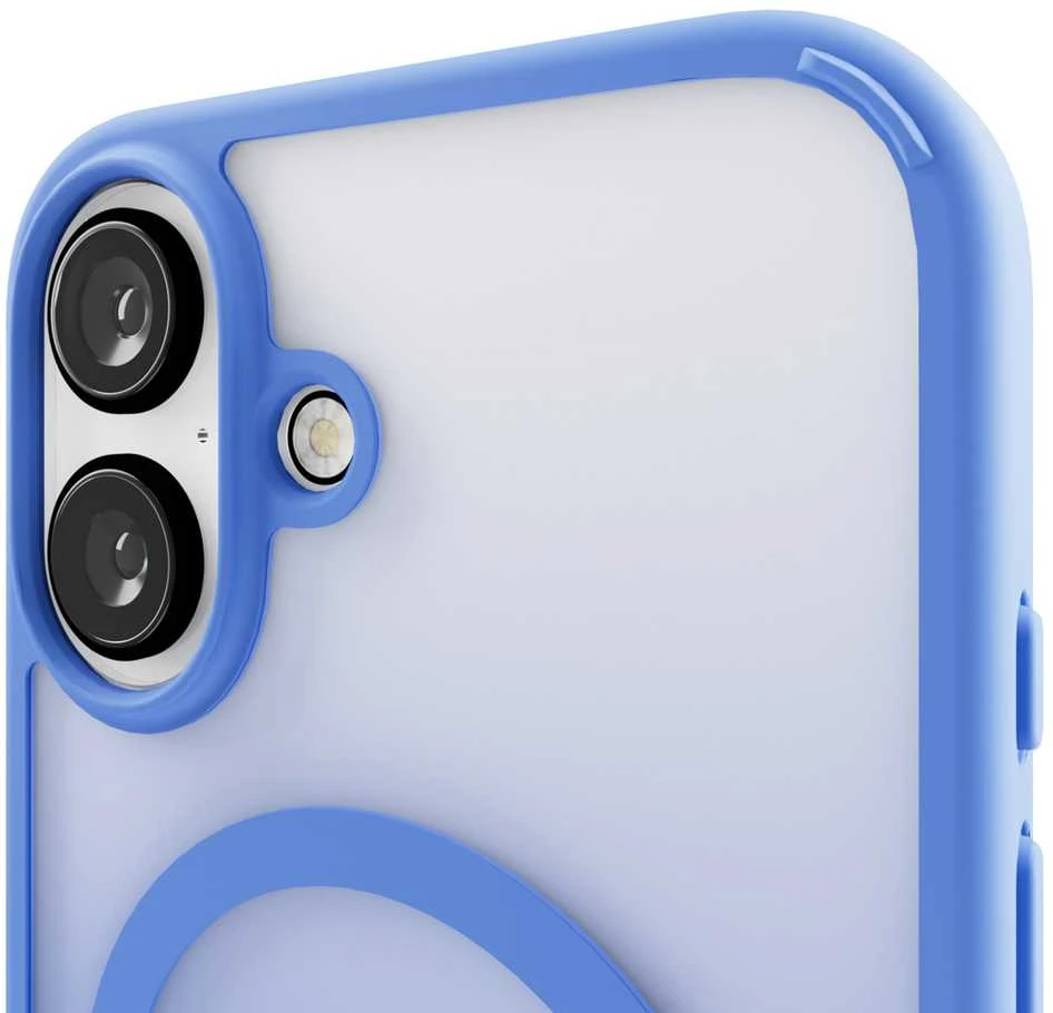 Silikoninis Puro Gradient MagSafe Apple iPhone 16 - dėklas telefonui mėlynos spalvos