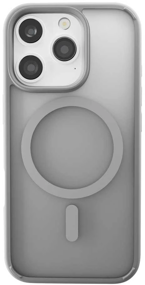 Puro Gradient MagSafe Silikoninis Apple iPhone 16 Pro Max - dėklas telefonui sidabro spalvos