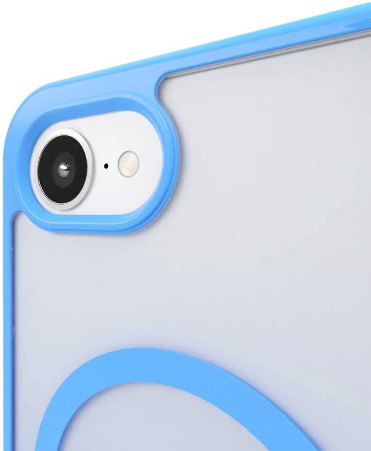 Puro in TPU „GRADIENT” su Magsafe and gradient effect Apple iPhone 16E, dėklas telefonui mėlynos spalvos