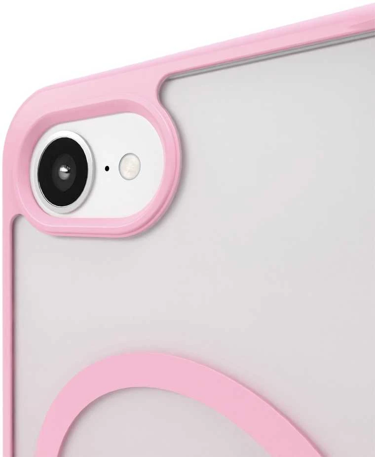 Puro in TPU "GRADIENT" su Magsafe and gradient effect Apple iPhone 16E, dėklas telefonui rožinės spalvos