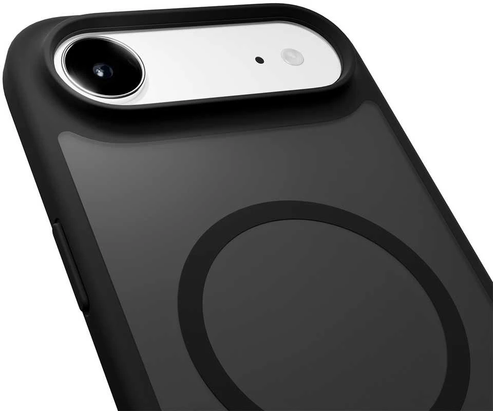 Puro Gradient TPU dėklas suderinamas su MagSafe skirtas Apple iPhone 17 Air - juodos spalvos