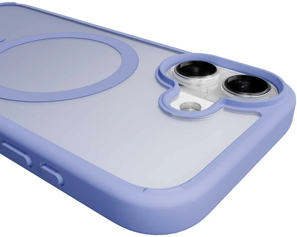 „Puro“ gradientinis TPU dėklas, suderinamas su „MagSafe“, skirtas „iPhone 17“ - Mėlyna