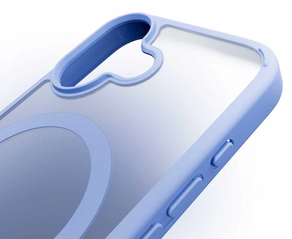 „Puro“ gradientinis TPU dėklas, suderinamas su „MagSafe“, skirtas „iPhone 17“ - Mėlyna