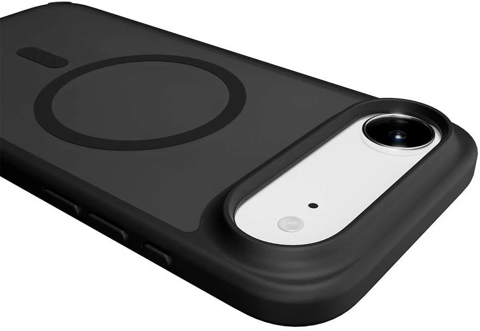 Puro Gradient TPU dėklas suderinamas su MagSafe skirtas Apple iPhone 17 Air - juodos spalvos