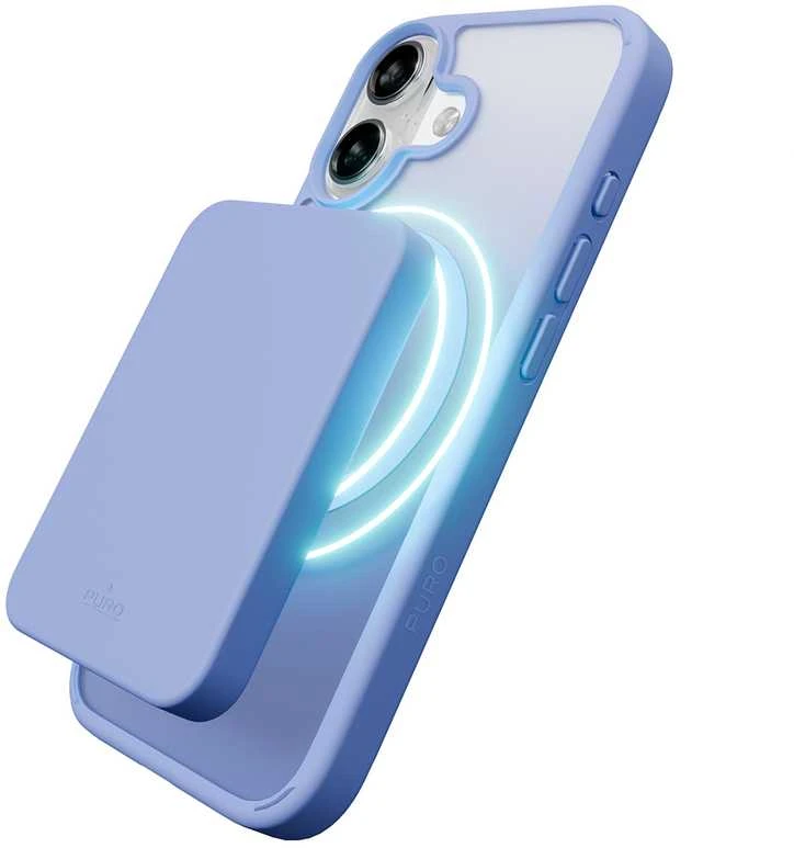 „Puro“ gradientinis TPU dėklas, suderinamas su „MagSafe“, skirtas „iPhone 17“ - Mėlyna
