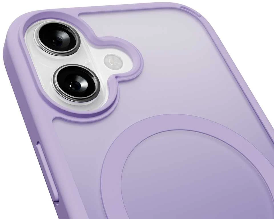 Puro Gradiento TPU „MagSafe“ suderinamas dėklas, skirtas „iPhone 17“ - Violetinė