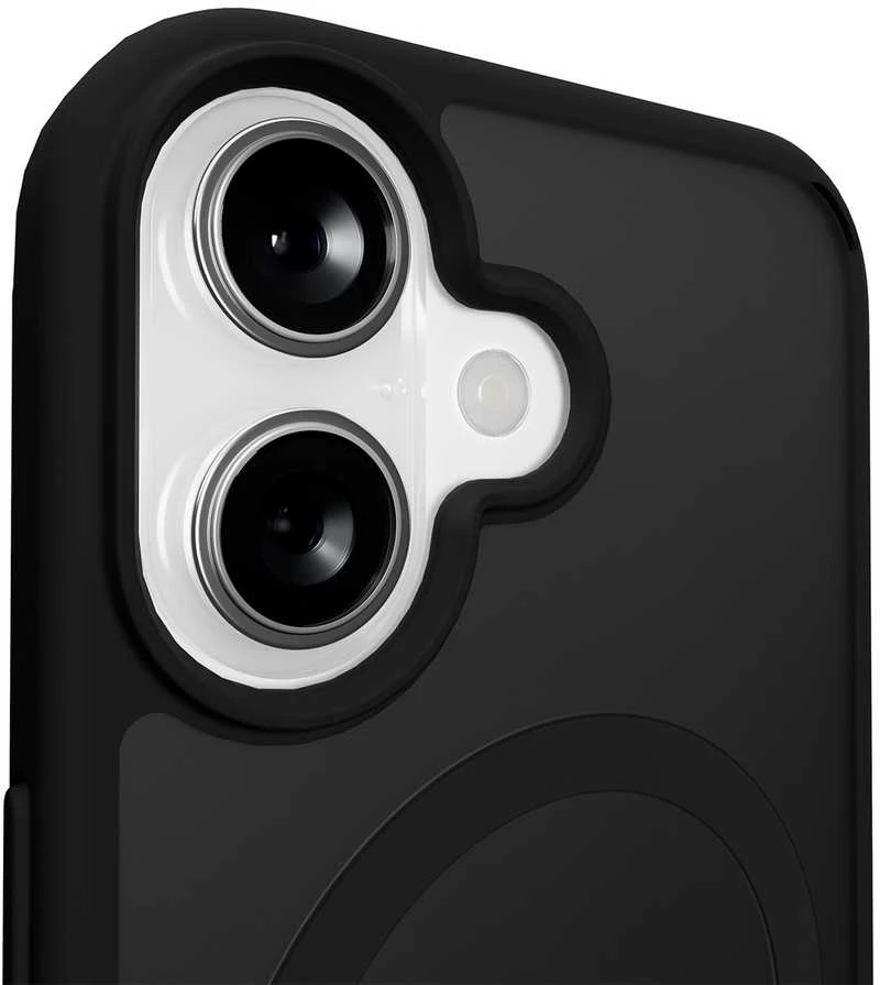 Puro Gradient TPU MagSafe suderinamas dėklas skirtas iPhone 17 – juodos spalvos
