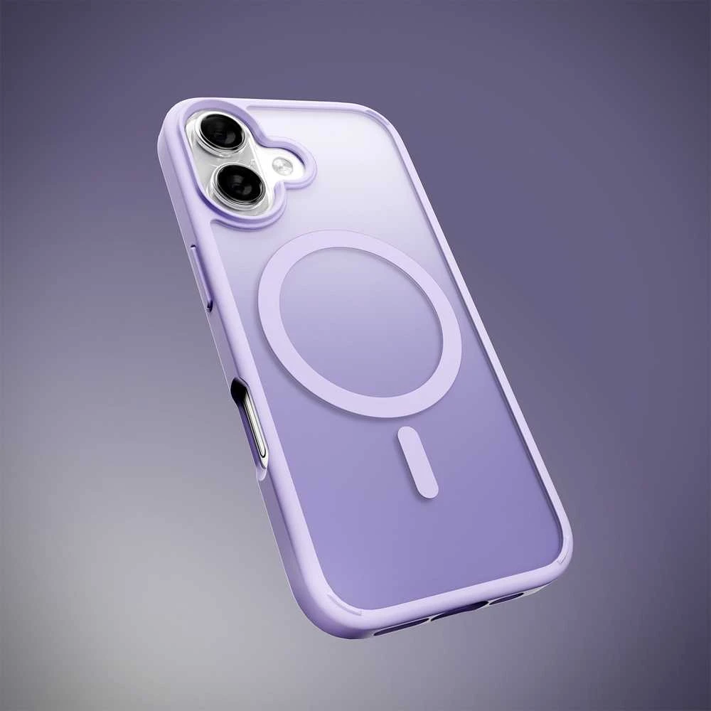 Puro Gradiento TPU „MagSafe“ suderinamas dėklas, skirtas „iPhone 17“ - Violetinė