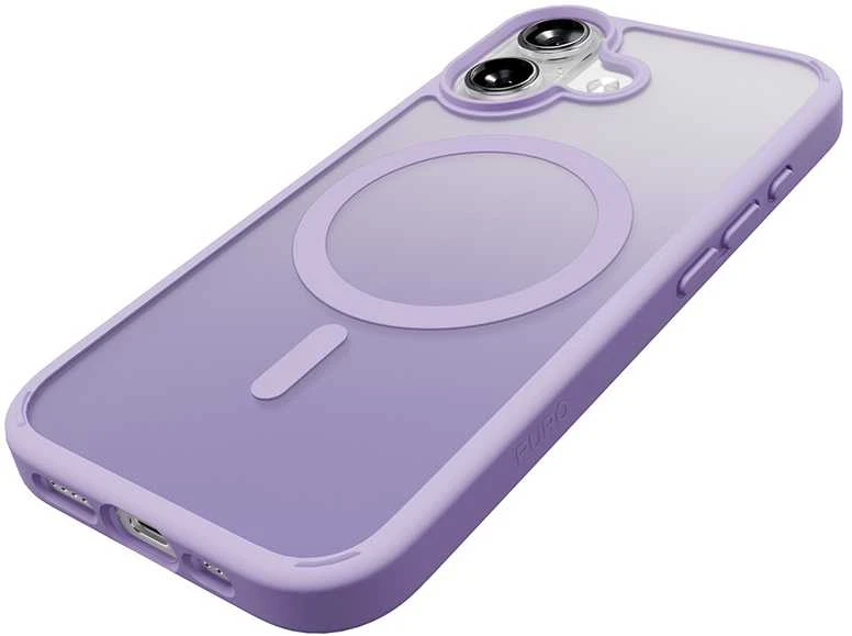 Puro Gradiento TPU „MagSafe“ suderinamas dėklas, skirtas „iPhone 17“ - Violetinė