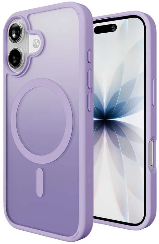 Puro Gradiento TPU „MagSafe“ suderinamas dėklas, skirtas „iPhone 17“ - Violetinė